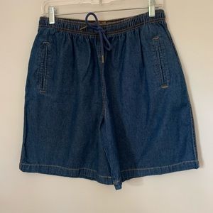 Denim shorts